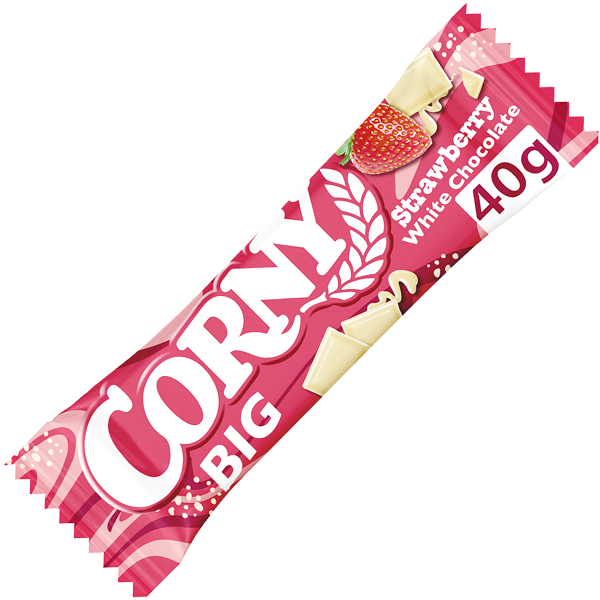 Corny StrawberryWhiteChoco 40γρ