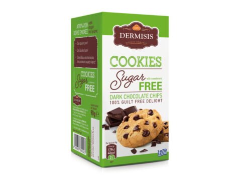 COOKIES 0% ΧΩΡΙΣ ΖΑΧΑΡΗ 90γρ*12τ