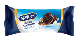 ΜΠΙΣΚ.Creams Sandwich γάλα&κακάο McVities 90γρ