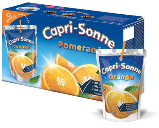 CAPRI SUN Bubbles Orange/Raspberry 330ml*12τ