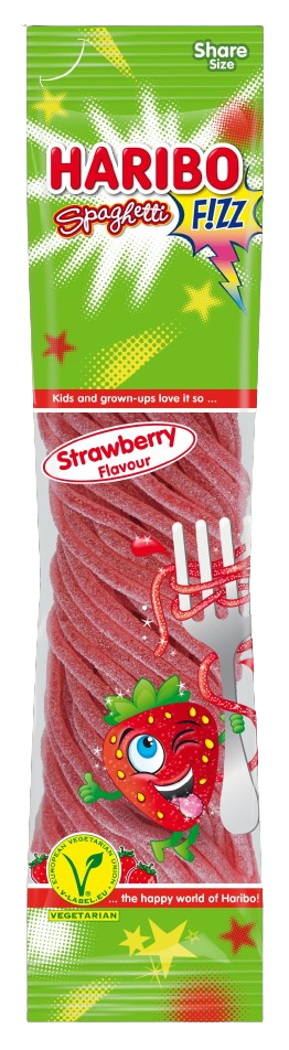 Haribo Spaghetti φράουλα ζελίνι 200γρ