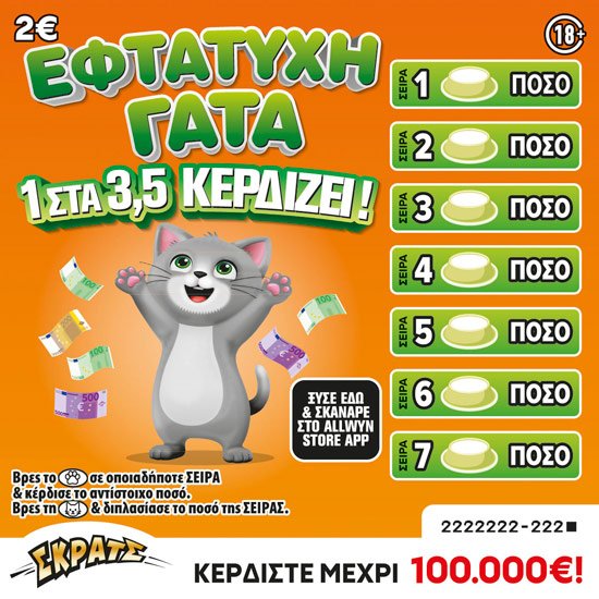 ΣΚΡΑΤΣ 2Ε-ΕΦΤΑΤΥΧΗ ΓΑΤΑ