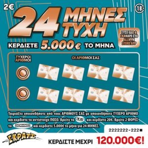 ΣΚΡΑΤΣ 2Ε-24 ΜΗΝΕΣ ΤΥΧΗ