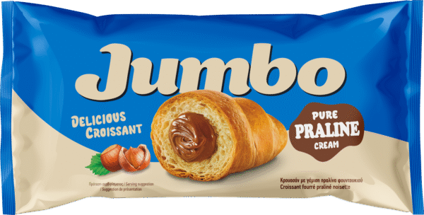 ΚΡΟΥΑΣΑΝ JUMBO ΠΡΑΛΙΝΑ  110γρ*18τ