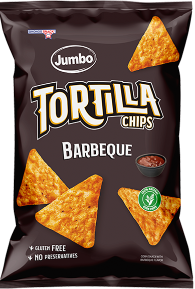 TORTILLA CHIPS BBQ 100γρ*18τ