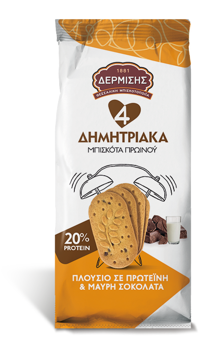 ΜΠΙΣΚΟΤΑ 4 ΔΗΜΗΤΡΙΑΚΑ PROTEIN 100g