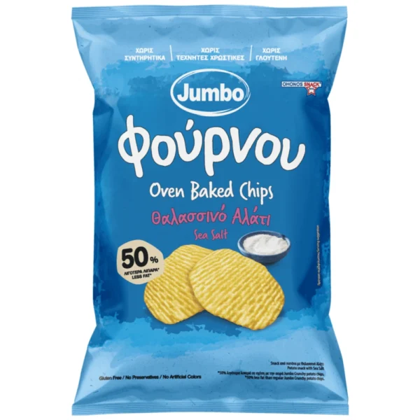 CHIPS JUMBO ΦΟΥΡΝΟΥ ΑΛΑΤΙ 100g