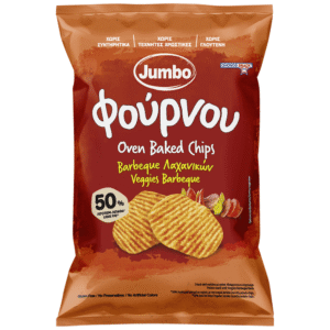 CHIPS JUMBO ΦΟΥΡΝΟΥ BBQ ΛΑΧΑΝ. 100g